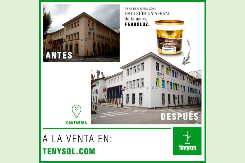 Galeria de obras con aplicación de productos comprados en Tenysol